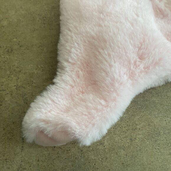 Kellytoy Elephant Plush Flatties Crinkle Rattle Lovey Security Blanket 16" Pink - Picture 5 of 8